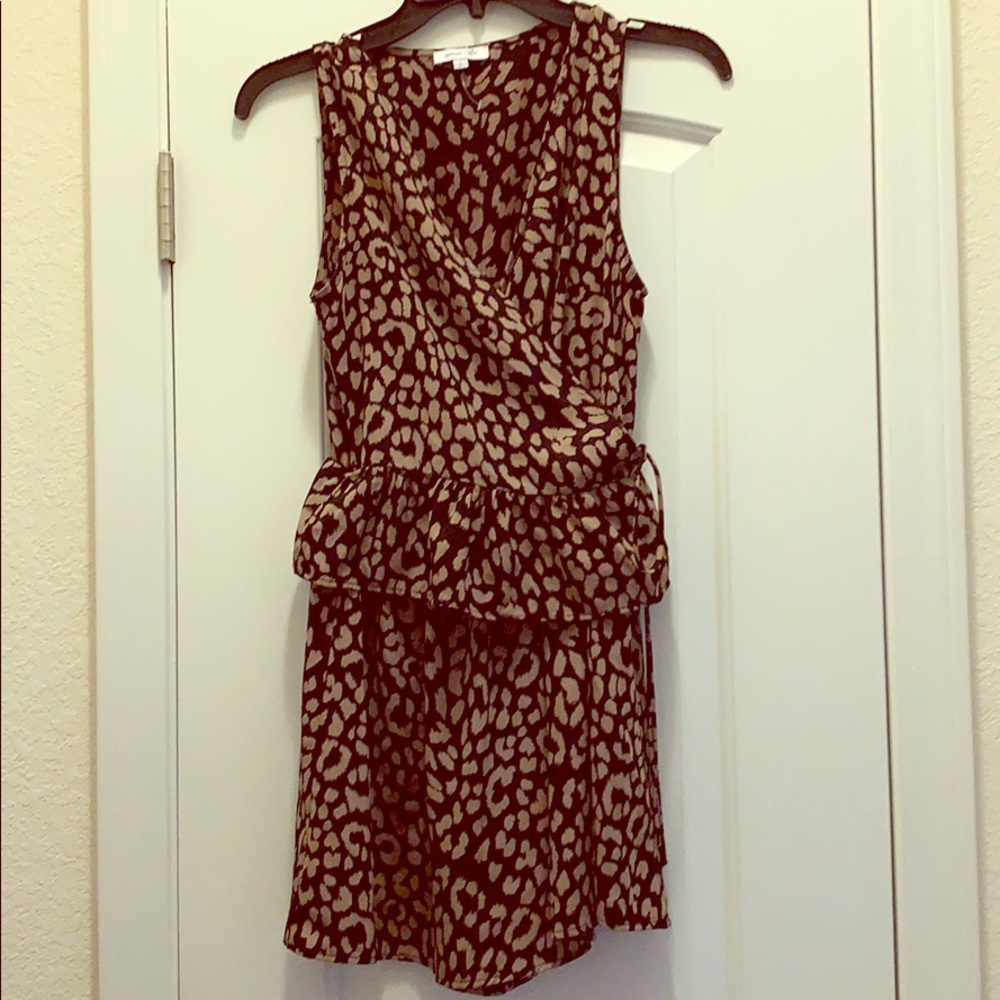 Leopard Tie Romper
